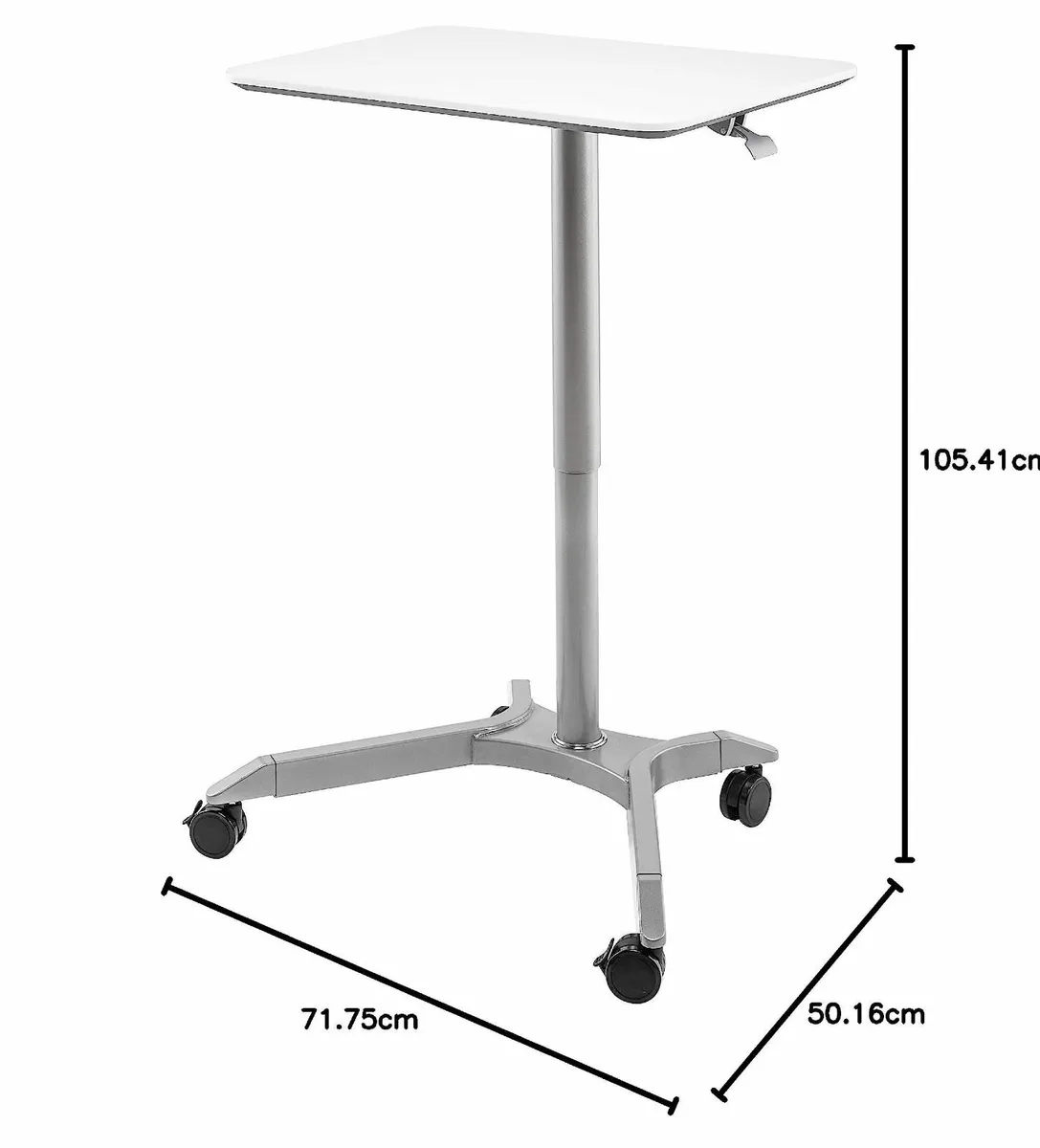 Airlift height adjustable mobile Sit-Stand Desk - Image 3