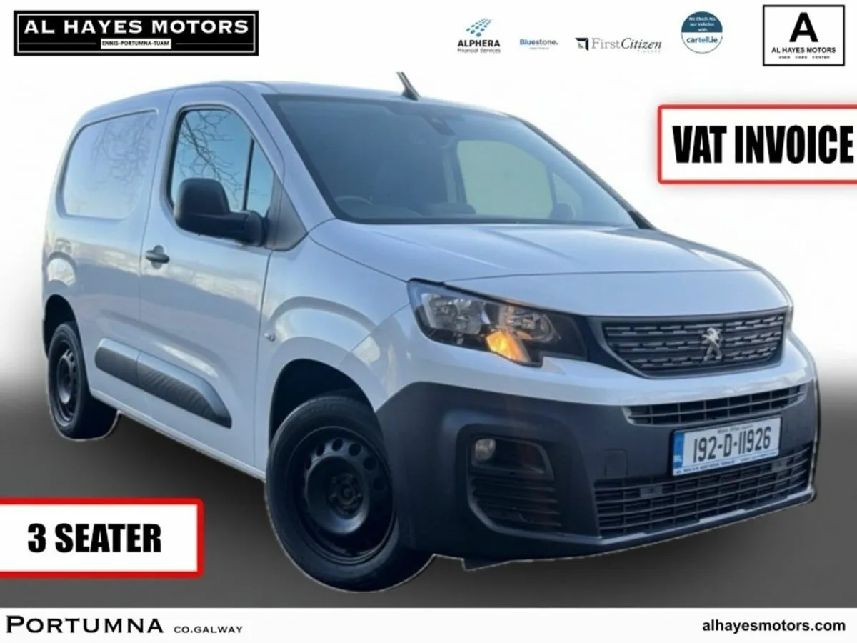 Peugeot Partner 1.6 BlueHDi 100bhp *VAT INVOICE* - Image 1