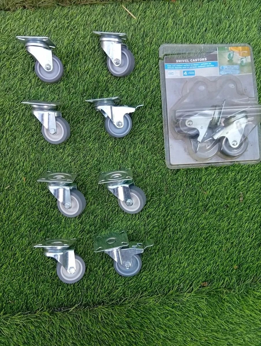 New Heavy Duty Quality Casters wheels sets50mm - Image 4