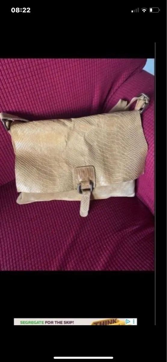 Leather Shoulder Bag - Image 1