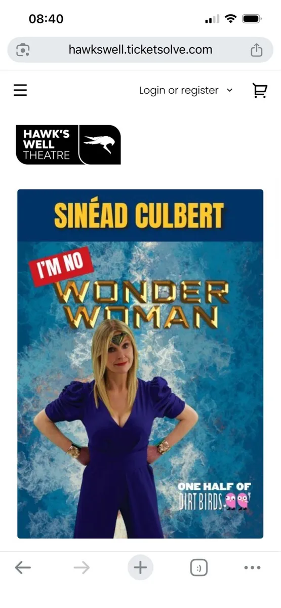 4 x Tickets: Sinead Culbert: I’m no Wonder Woman