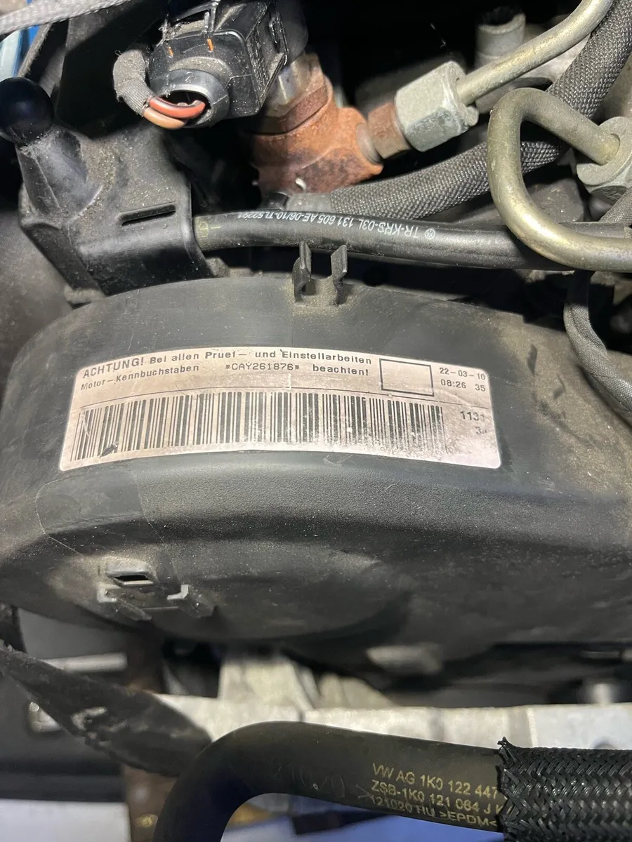 VW 1.6TDI CAY Engine Low Mileage - Image 2