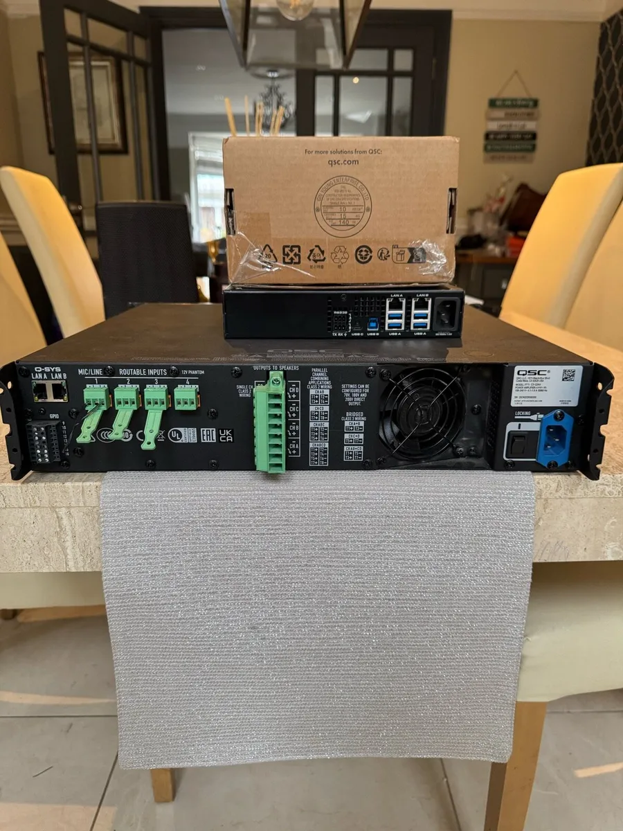 QSC Power Amp, Touch controller + Processor - Image 2