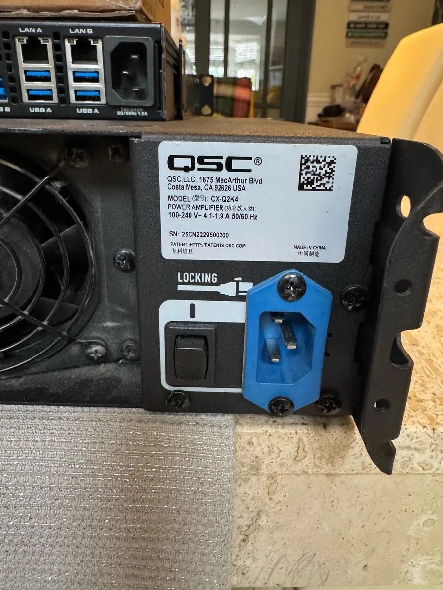 QSC Power Amp, Touch controller + Processor - Image 3