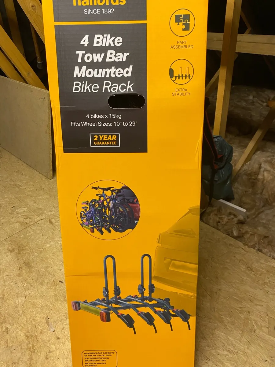 4 Bike Tow Bar Mounted Bike Rack - Image 2