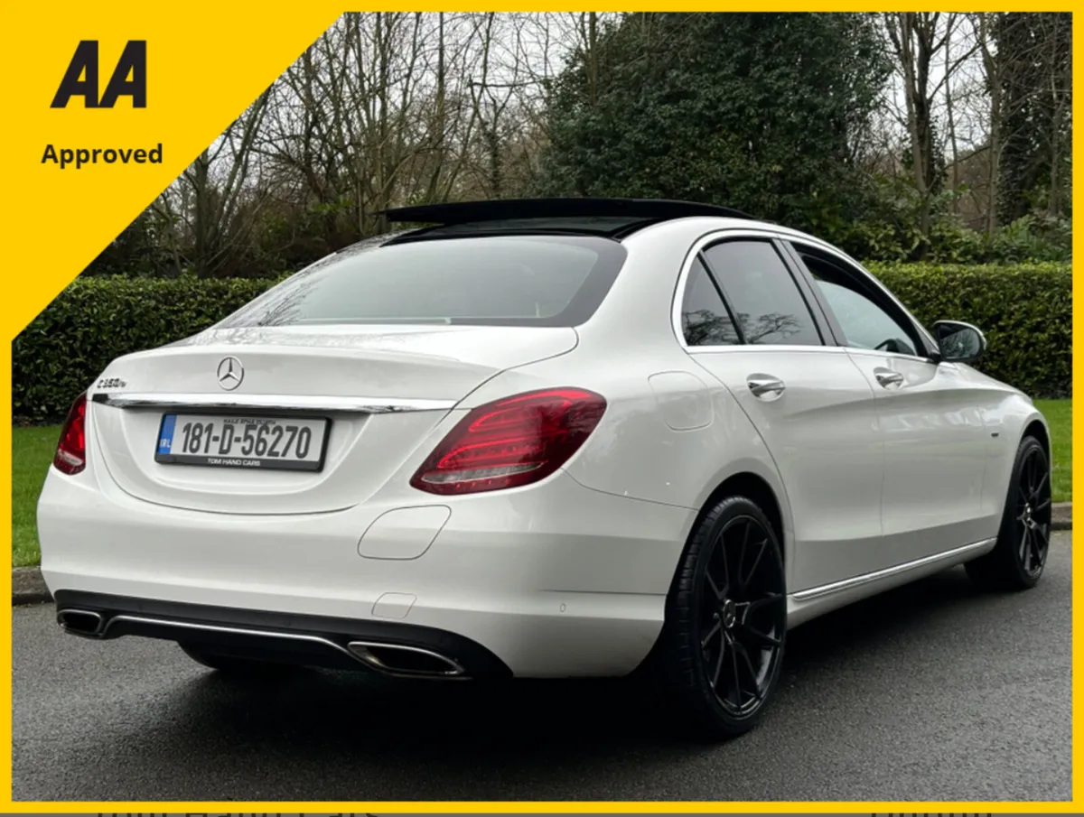 Mercedes-Benz C350e PREMIUM 2018 *PAN ROOF*LOW KLM - Image 4