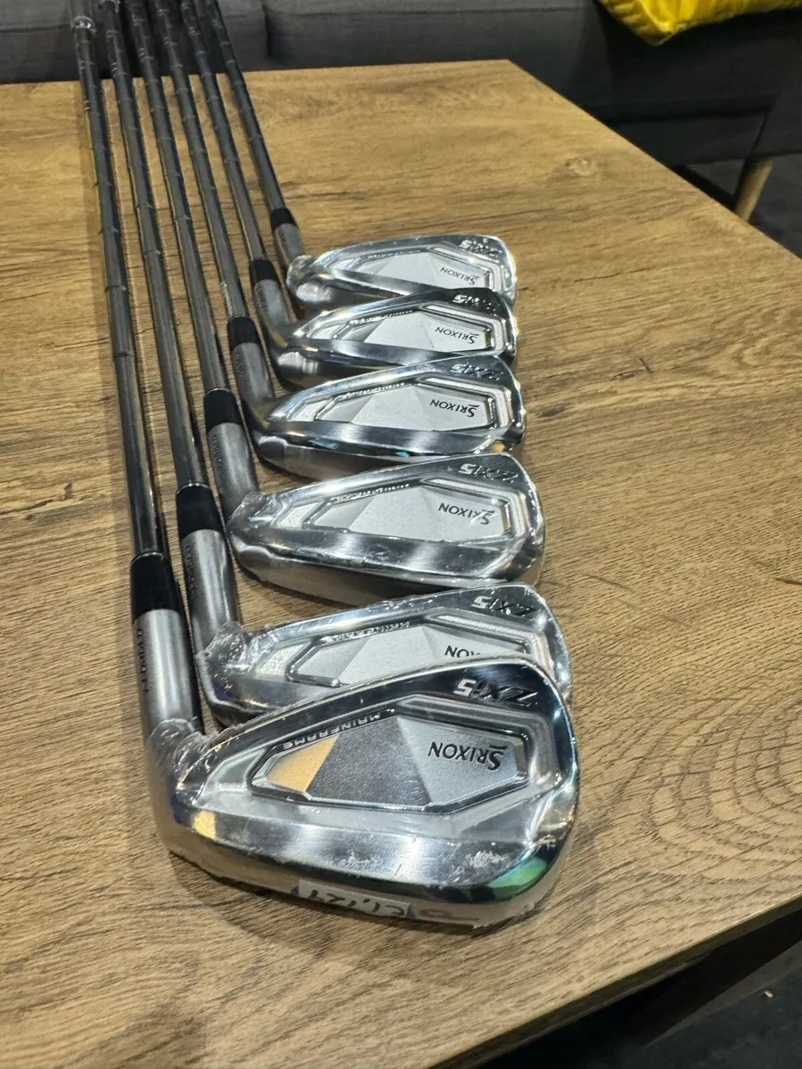 Srixon ZXi5 5-PW Irons S400 Tour Issue shafts - Image 1