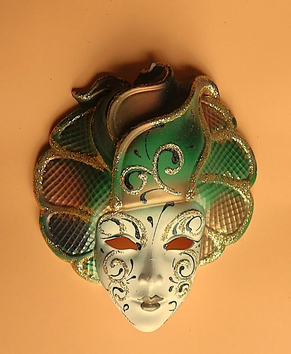 Selection of 3 Small Venetian Masks - Image 3