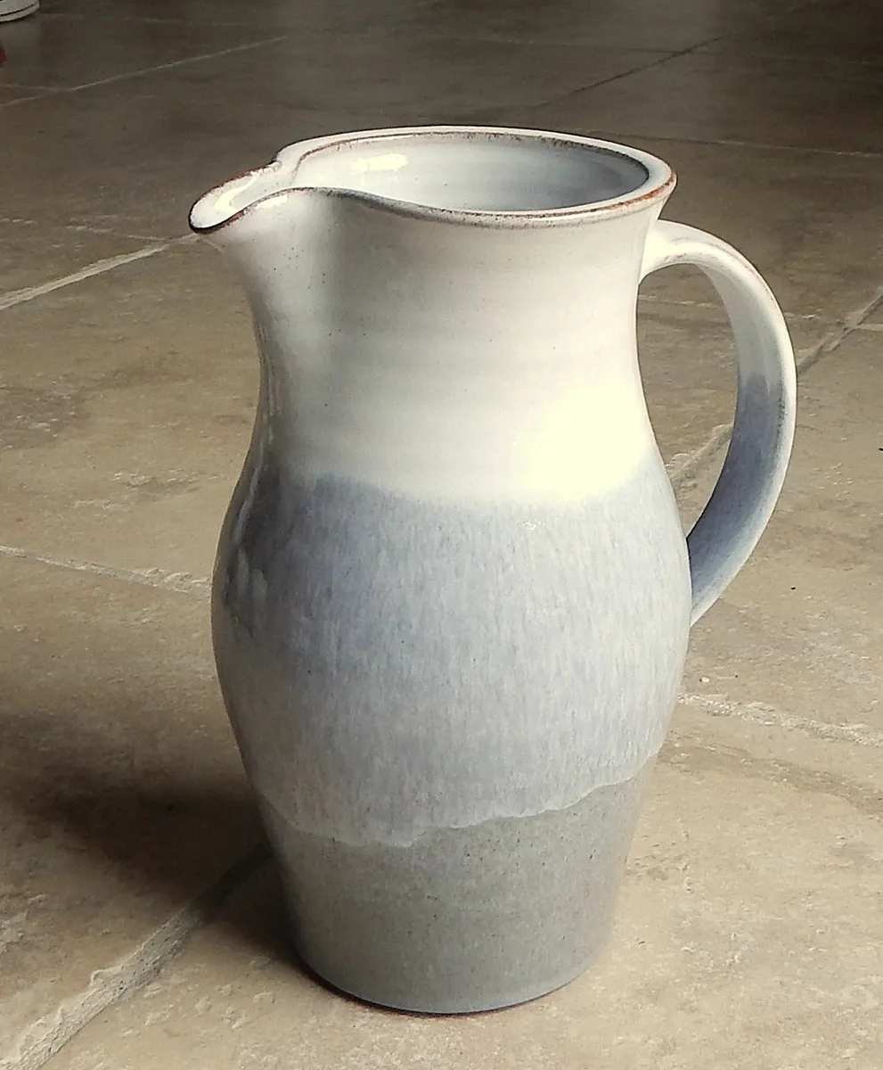 Woburn Pottery Glazed Pitcher & 8 Goblets - Image 4