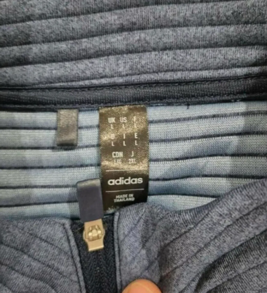 adidasGents Ultimate 365 DWR Textured ¼ Zip Pullov - Image 2