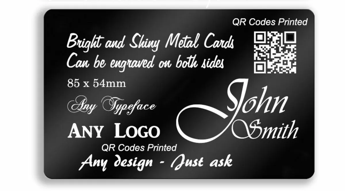 Quality Metal Business Cards or Name plates - Image 1
