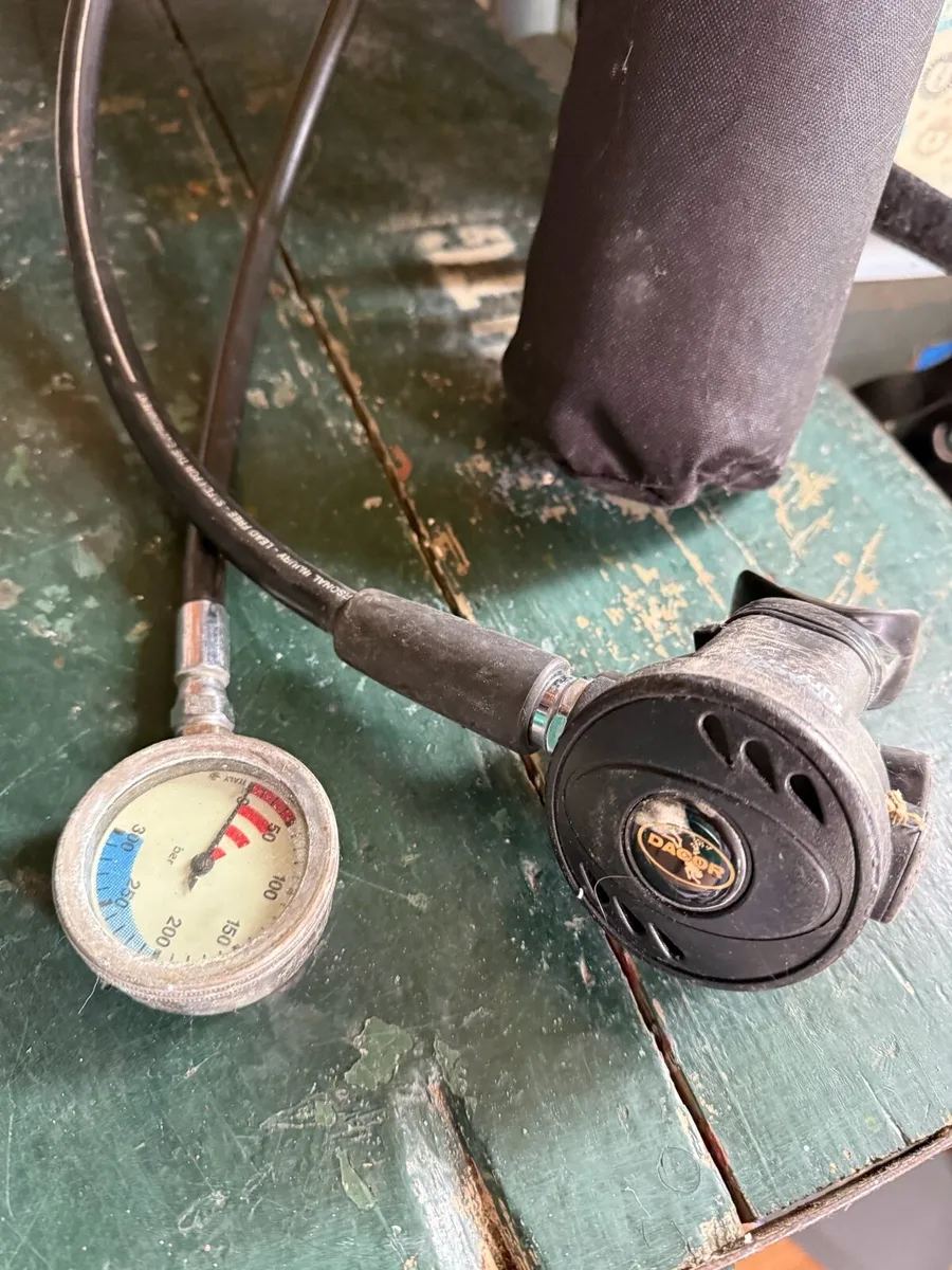 Scuba diving pony bottle and reg - Image 4