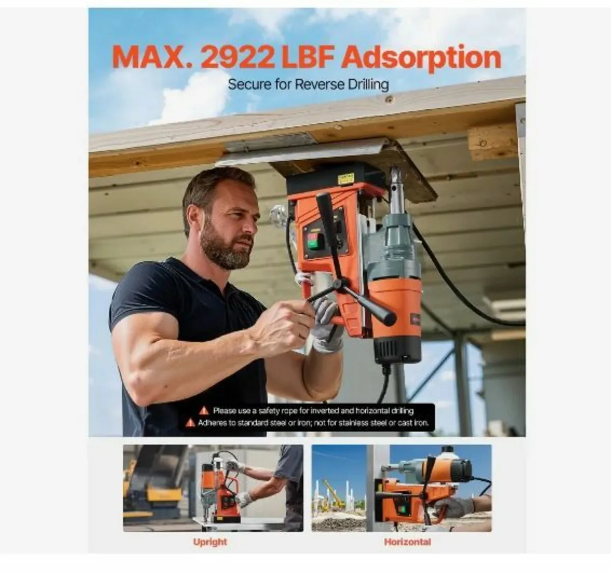 Magnetic Drill, 1550W - Image 3