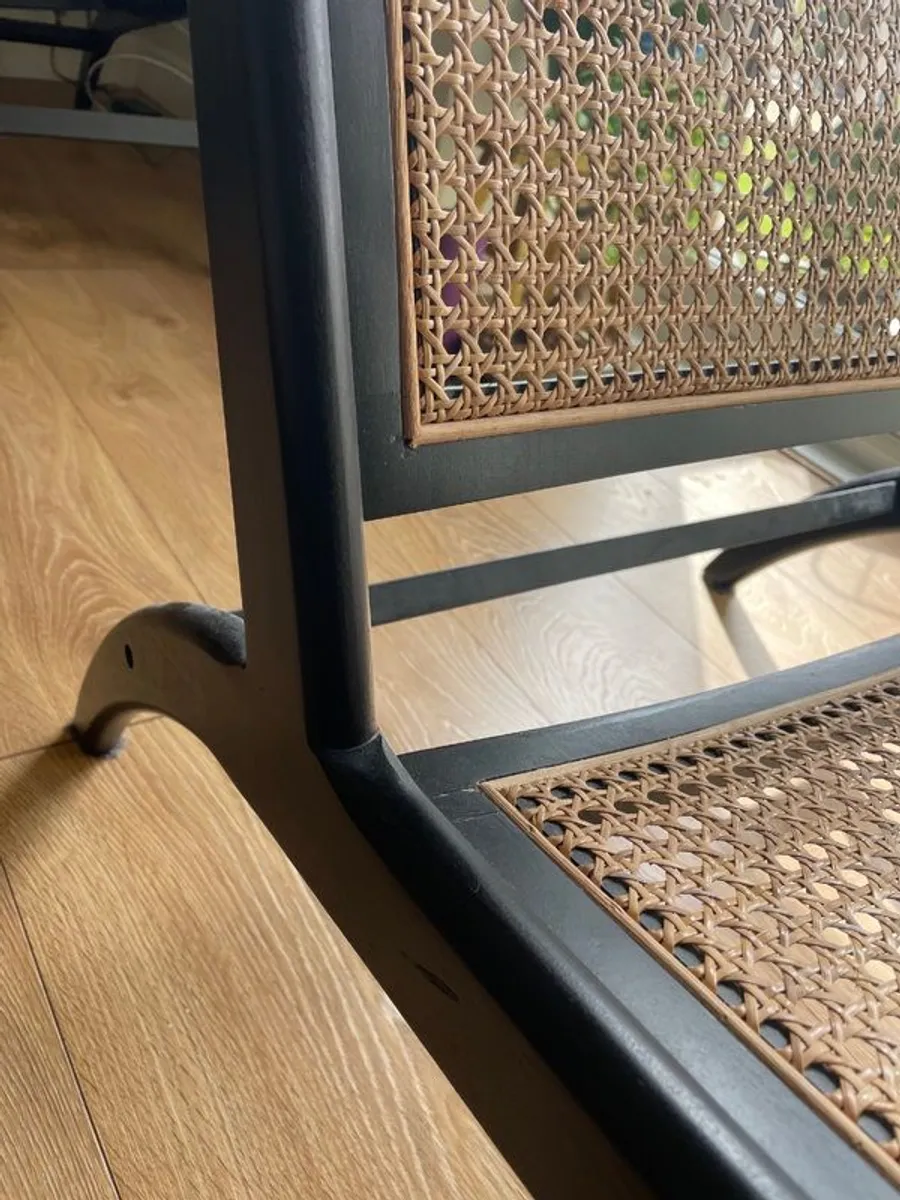 Set of 2 Rattan lounge chairs - Image 3