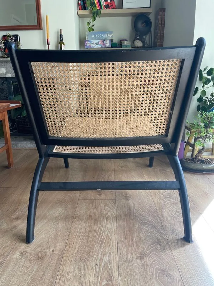 Set of 2 Rattan lounge chairs - Image 4