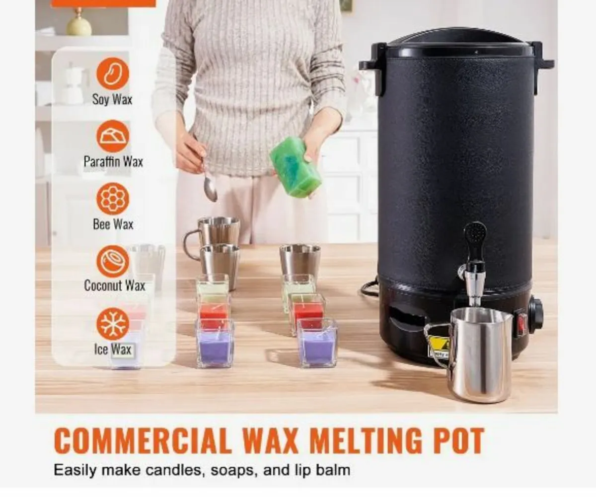 Wax Melter for Candle Making 10Liter - Image 2