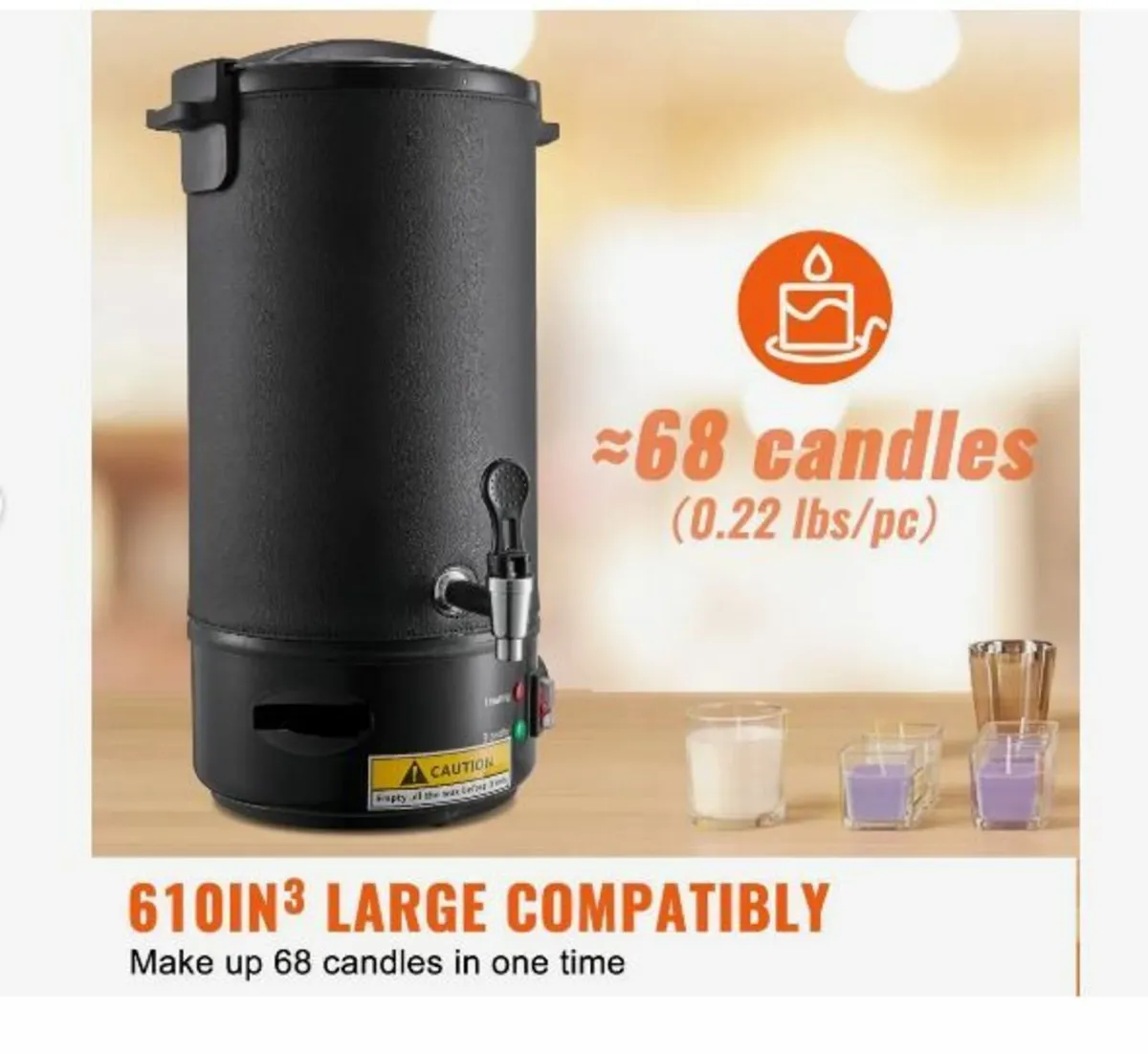 Wax Melter for Candle Making 10Liter - Image 3