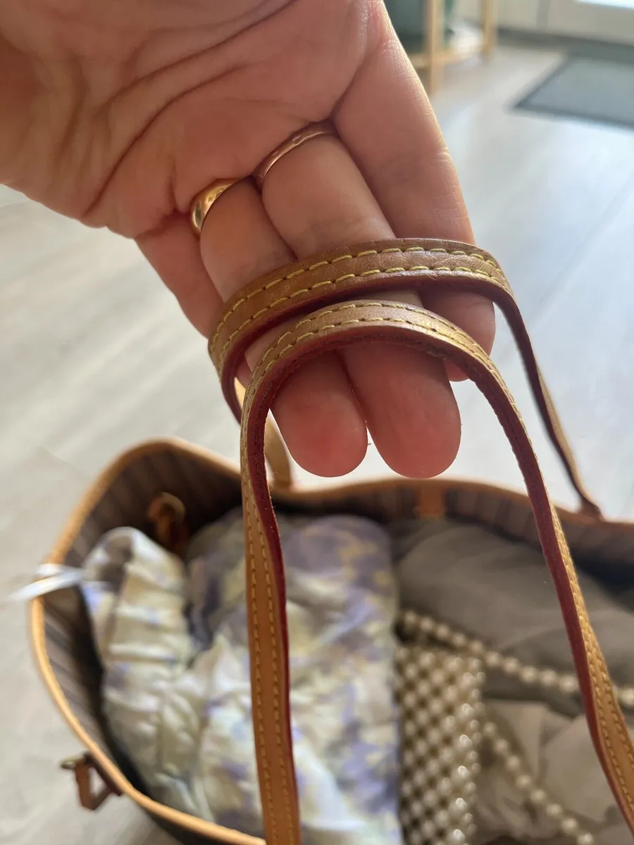 LV inspired real leather bag - Image 3