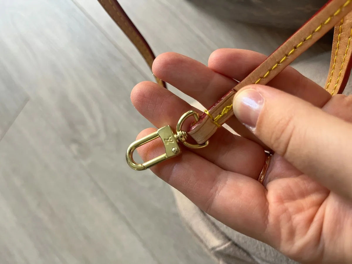 LV inspired real leather bag - Image 4