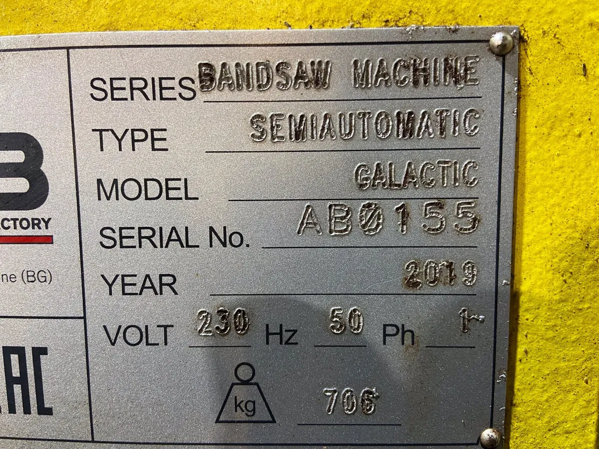 Fmb bandsaw single phase - Image 3