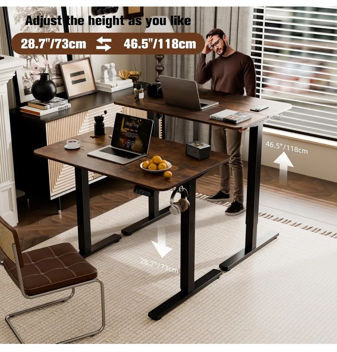 Electric Standing Desk 90x60cm - Image 4
