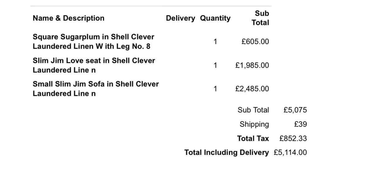 3 piece suite of furniture - Image 4