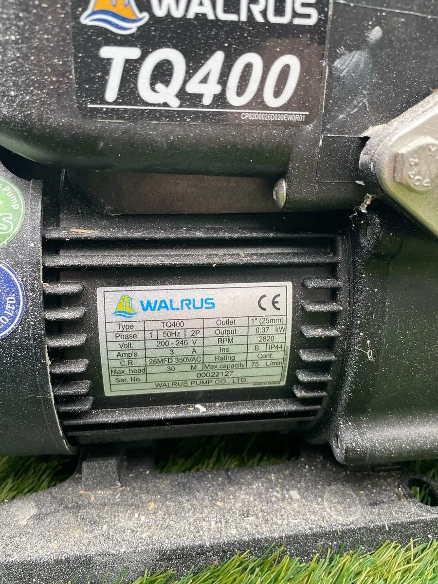 Walrus TQ400 Booster Pump (Used) - Image 2