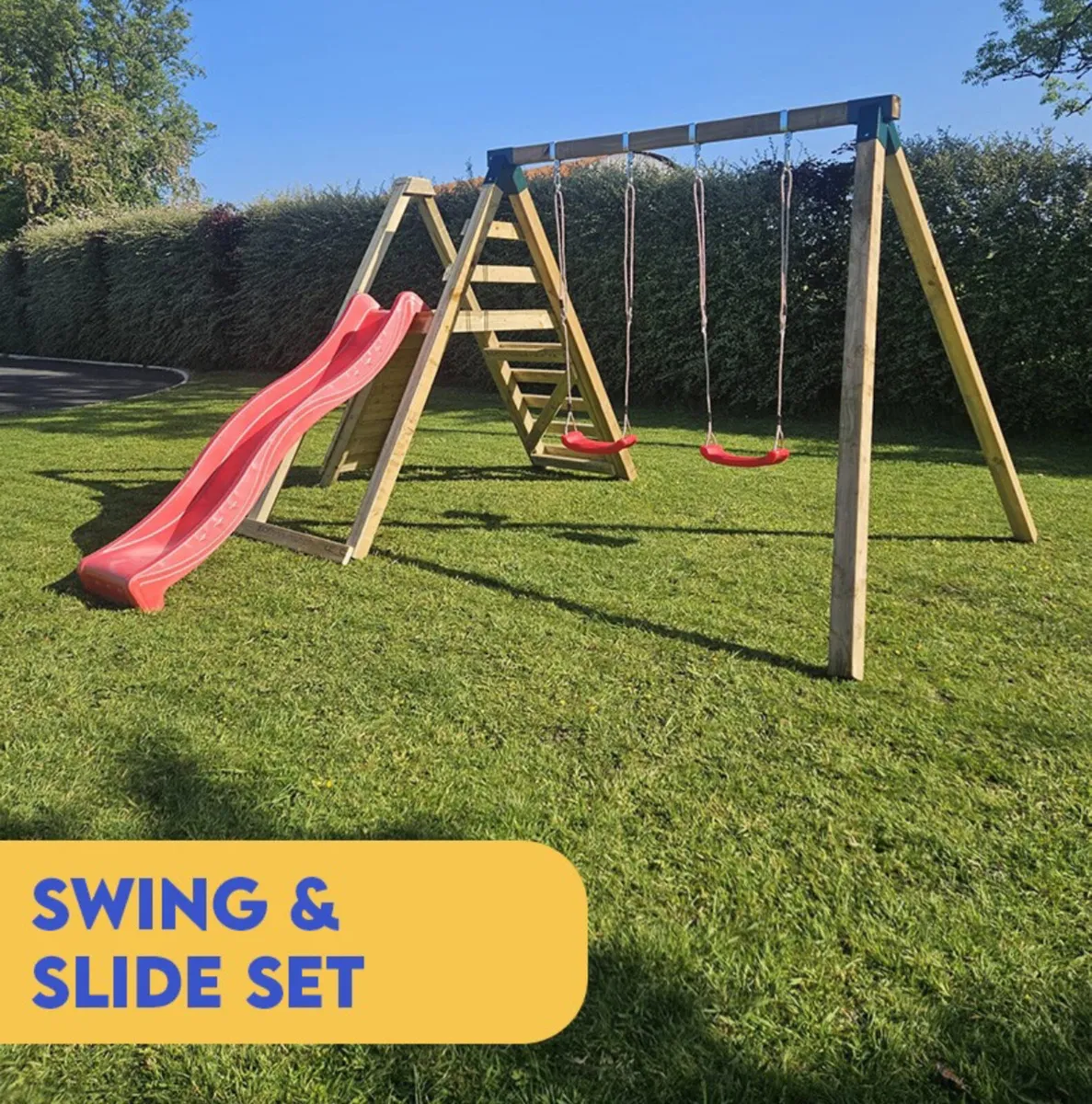 Swing Set with Playhouse Supplied & Fitted - Image 2