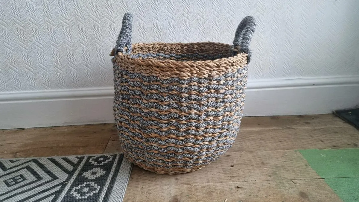 Large Woven Storage Basket - Image 1