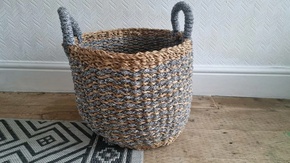 Large Woven Storage Basket - Image 4