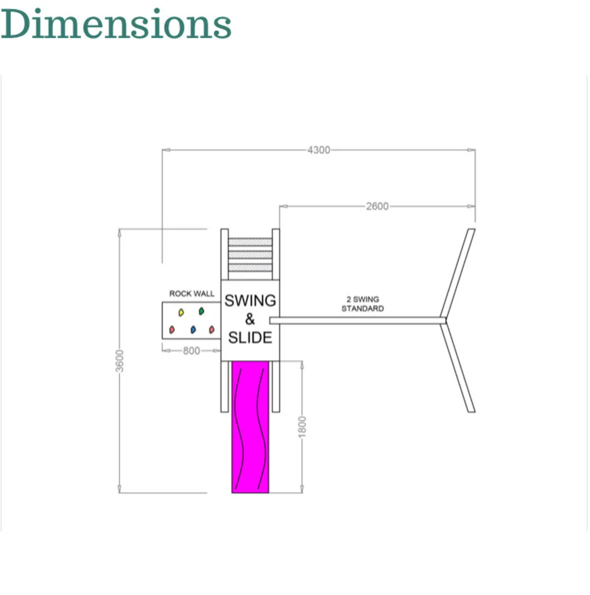 Swing Set with Playhouse Supplied & Fitted - Image 4