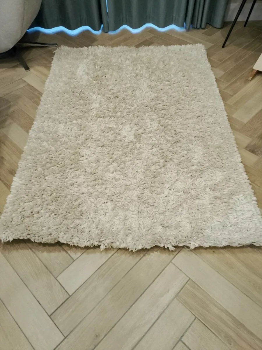 Asiatic hand woven spiral rug.  Size:120cm x 170cm - Image 1
