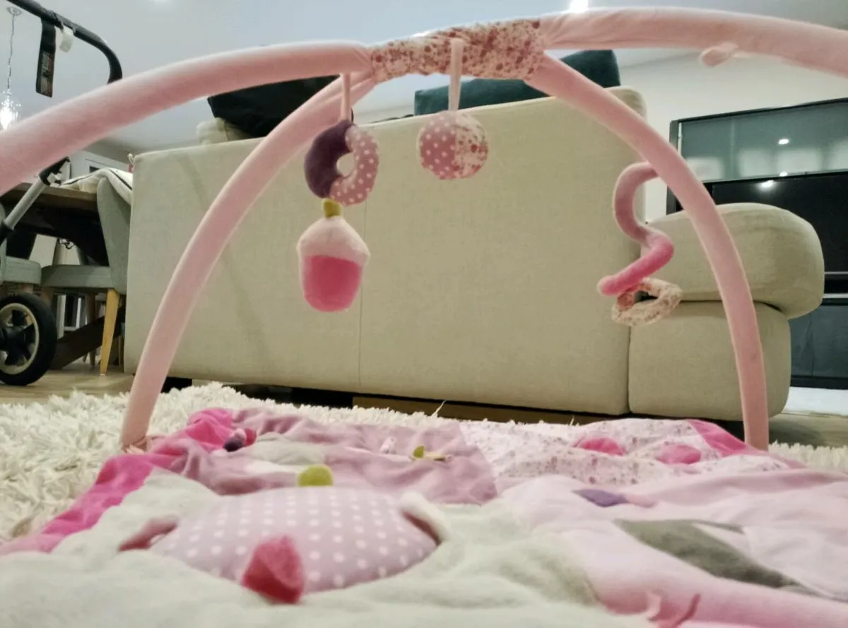 New baby bundle, Bath, Gym & Nappy Bin - Image 4