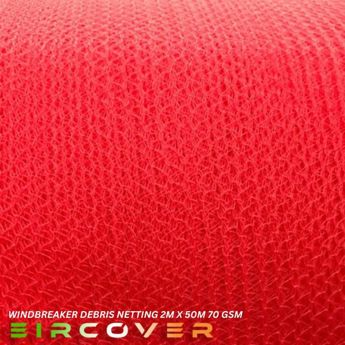 Windbreak Netting  2m x 50m (6'6''x 164') Red - Image 4