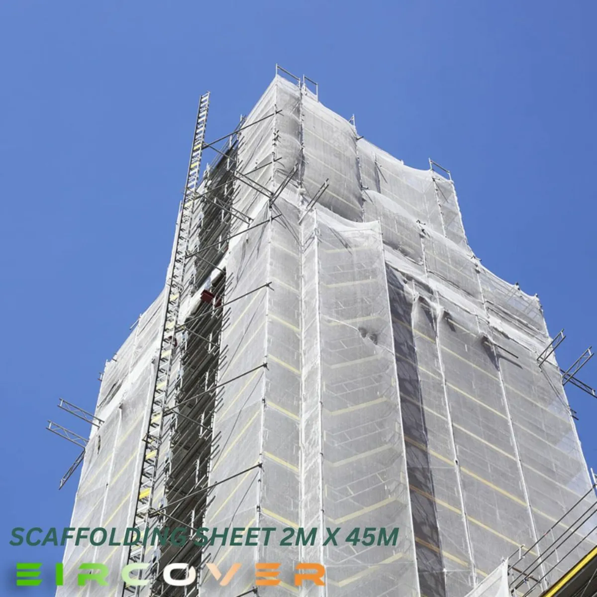Scaffolding Sheeting 2m x 45m  (7'-148') Clear 170 - Image 4