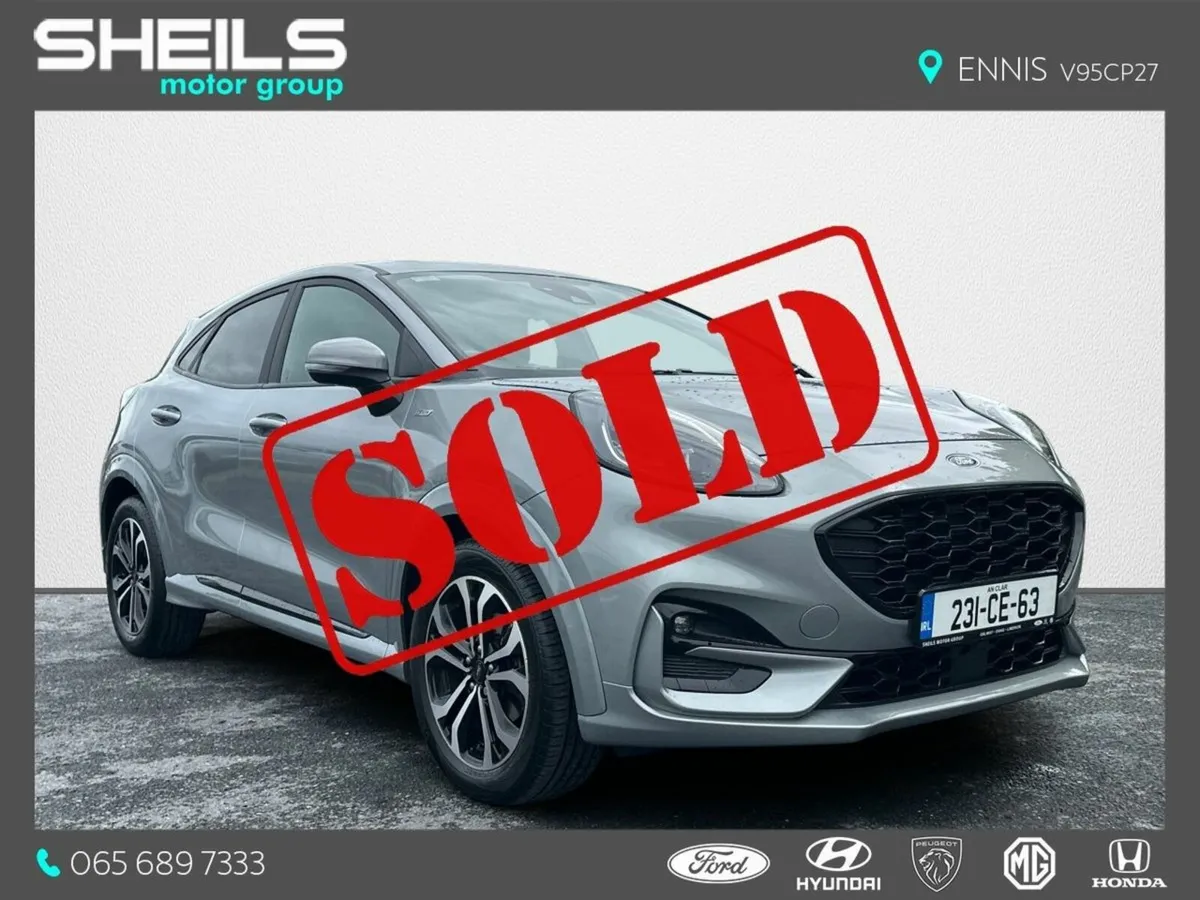 Ford Puma *SOLD* 1.0 Petrol Hybrid ST-Line  125BHP - Image 1