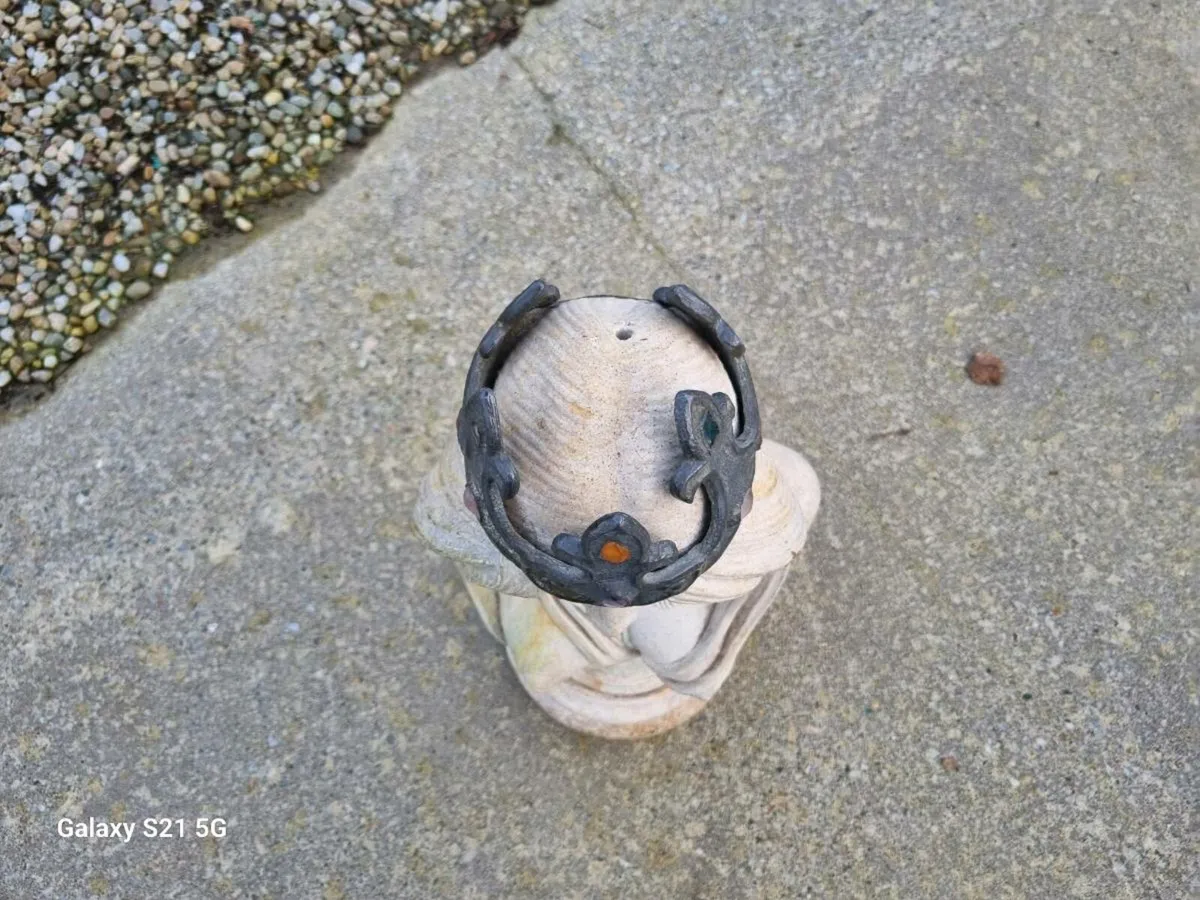 Heavy Stone Bust of Queen Guinevere - Image 4