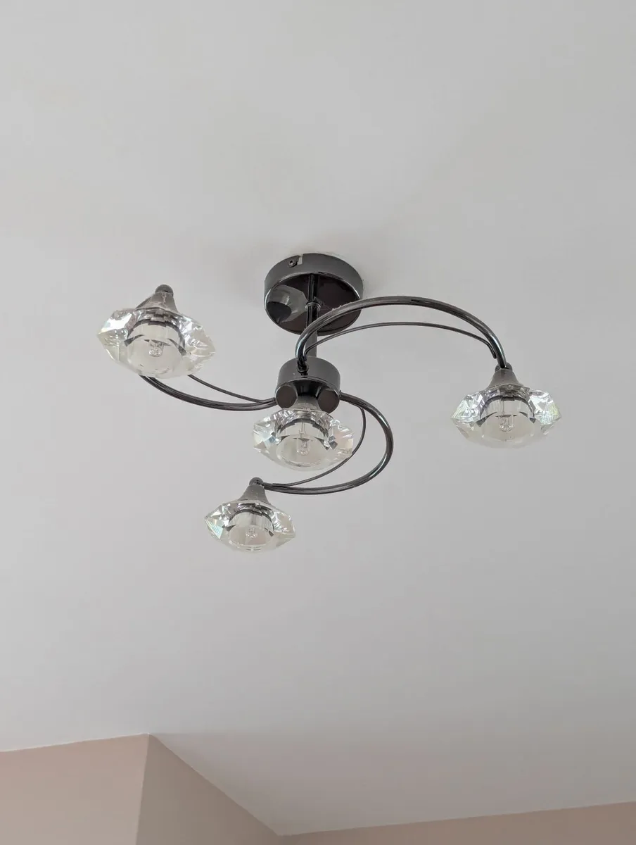 Set of Three Ceiling Light Units - Image 2
