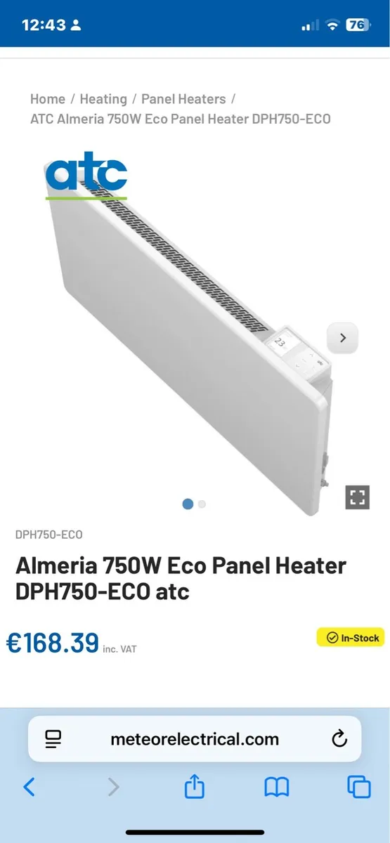 Wall heater - Image 1