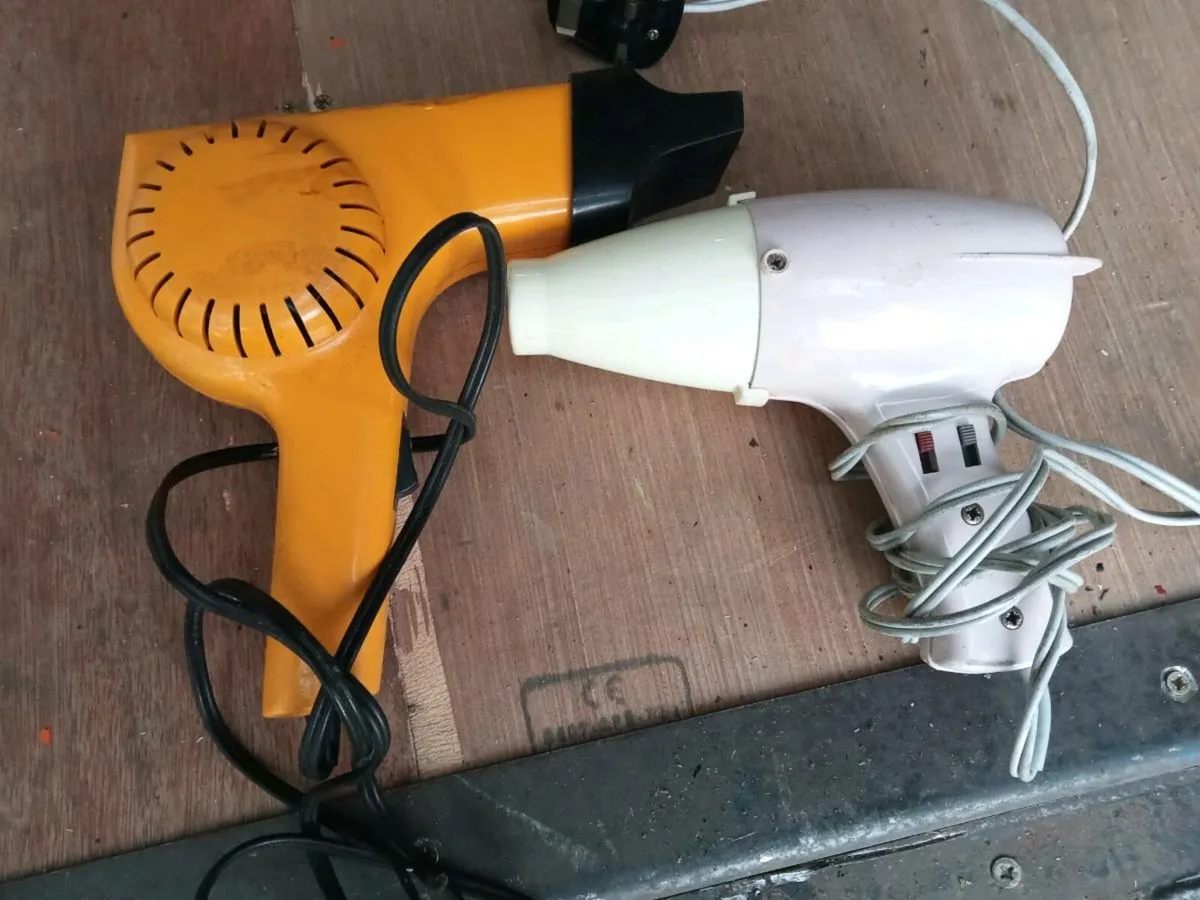 Two old hair dryers - Image 1