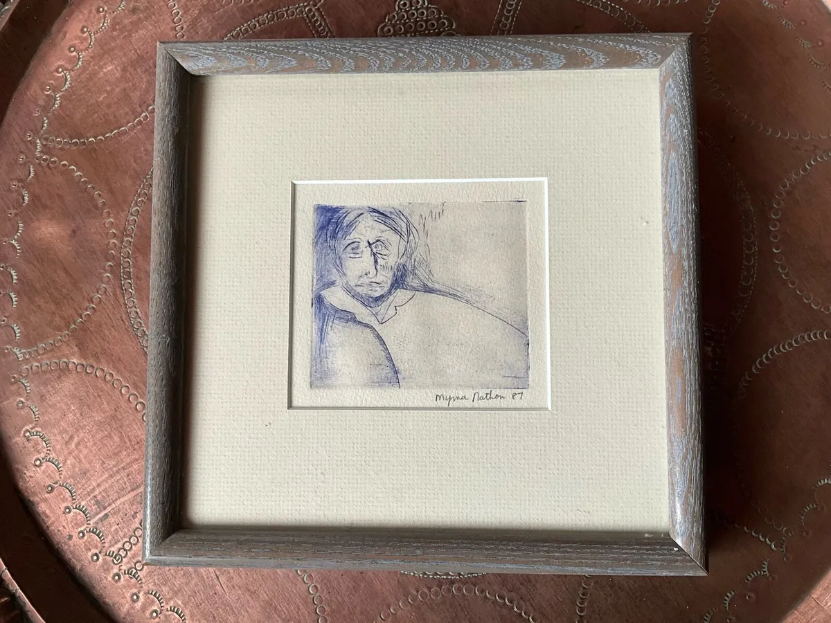 Portrait Sketch of Old Woman - Image 1