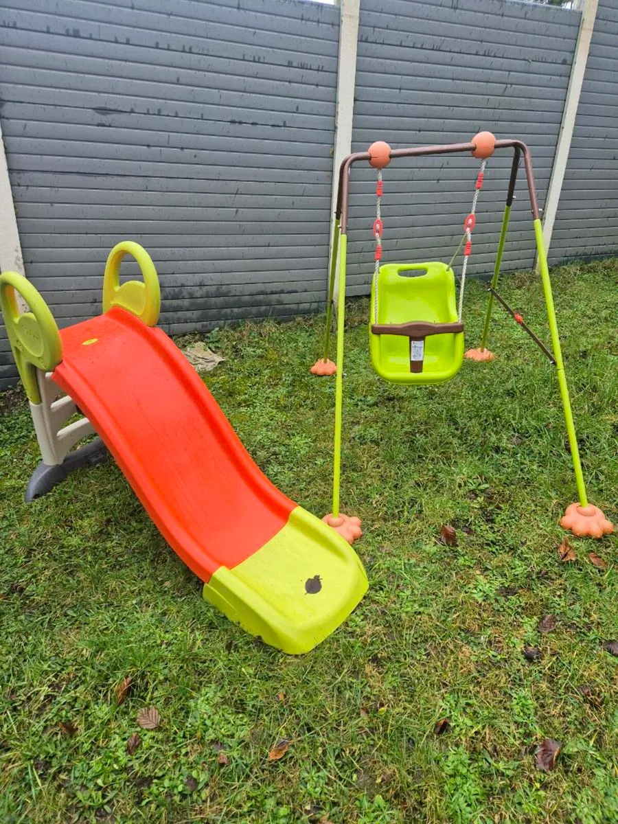 Baby swing and slide - Image 1