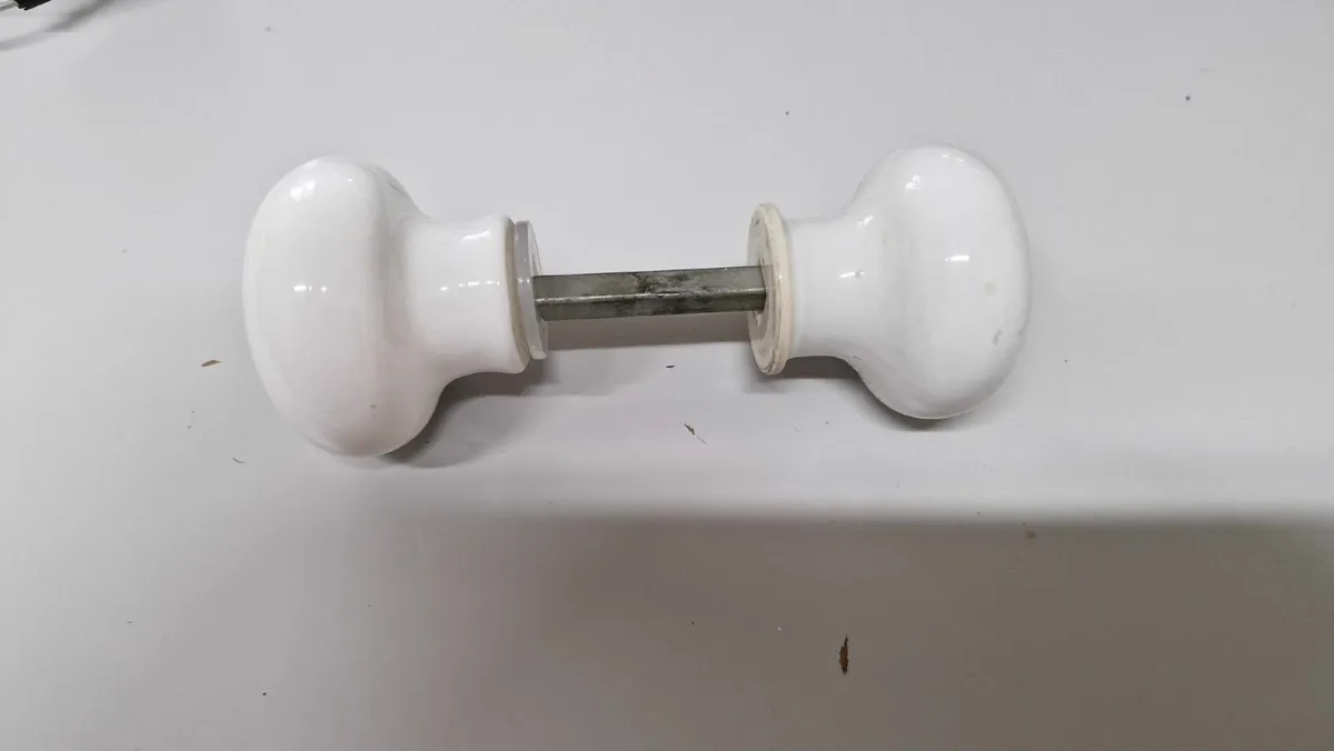 Vintage Ceramic Door Knobs