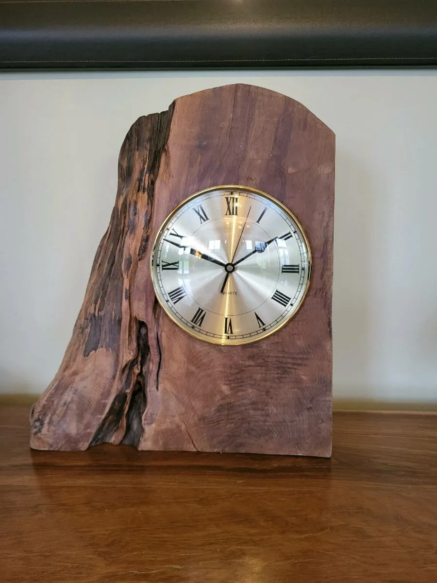 Large Bog Oak Clock - Image 1
