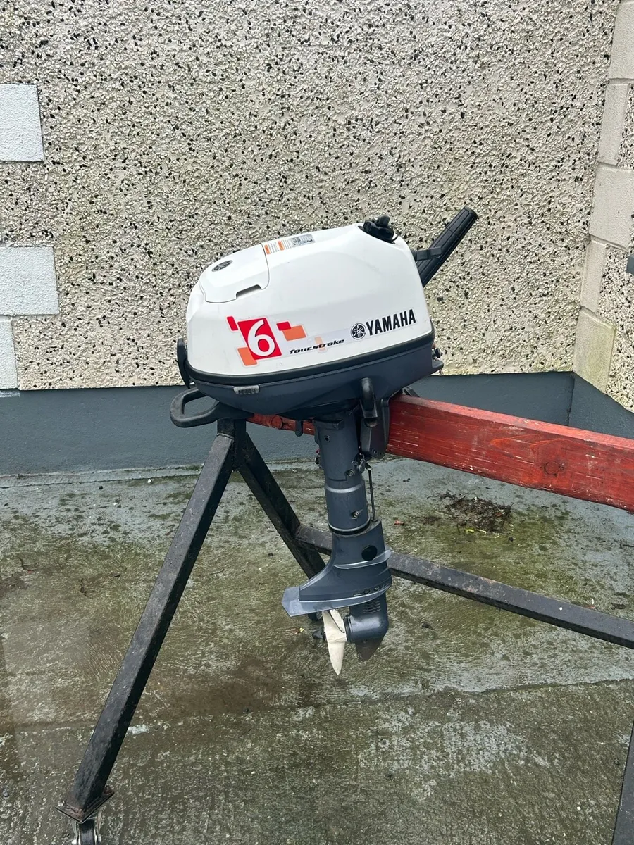 Yamaha 6hp 4 Stroke Outboard Engine - Image 1