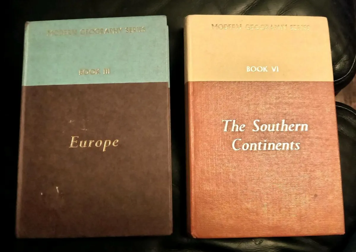 Geography Series Europe S/Continent Vintage Books - Image 1