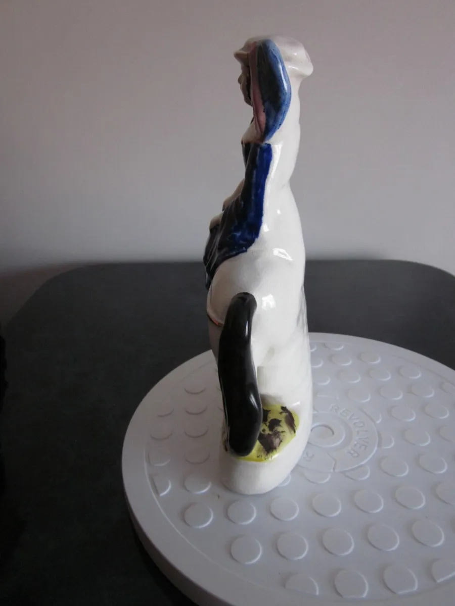 Antique Staffordshire Porcelain Duchess Figure - Image 4