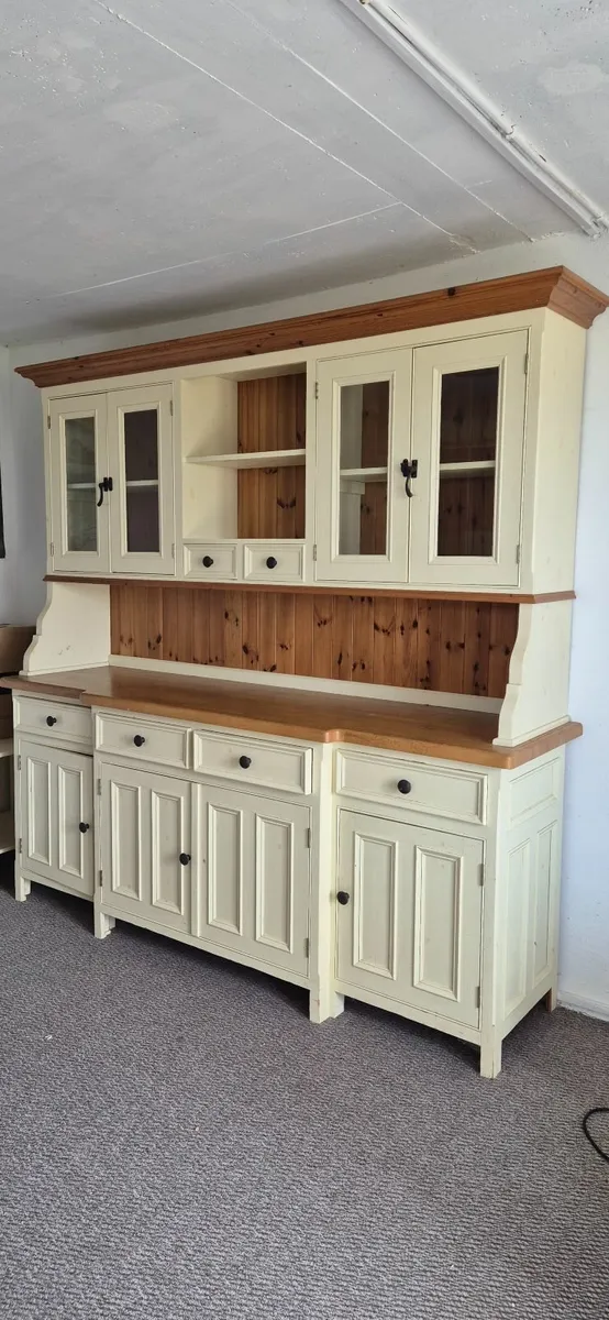 Hand Painted Solid Wood Kitchen dresser - Image 1