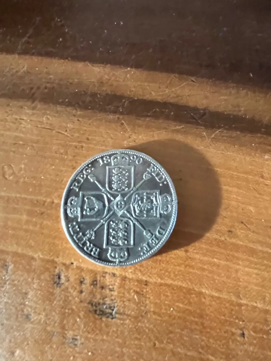 Double Florin / 4 Shilling Coin - Image 2