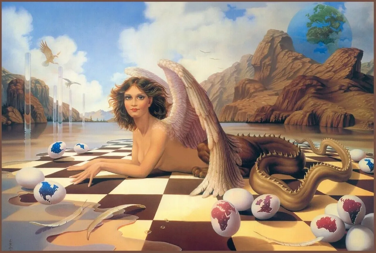 Surrealism "Ariafora Siren" Fantasy Dream HD Print